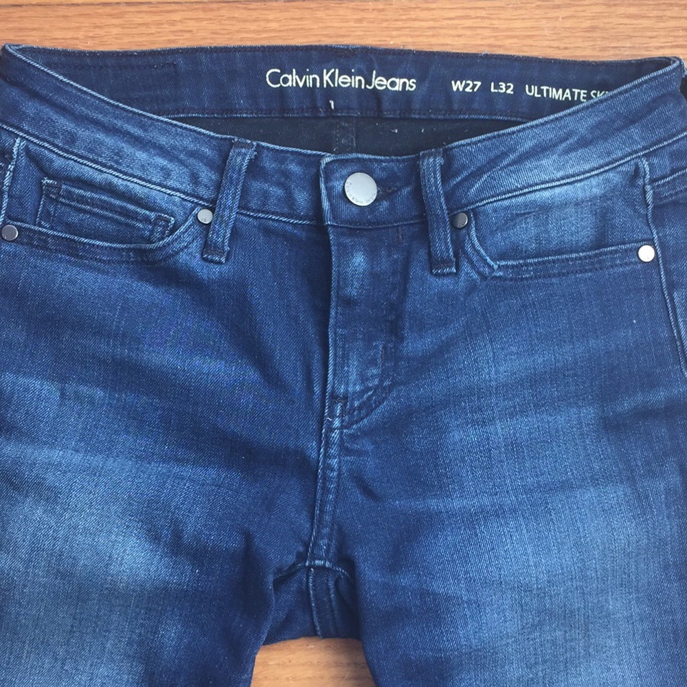 Calvin Klein skinny jeans, with stretch